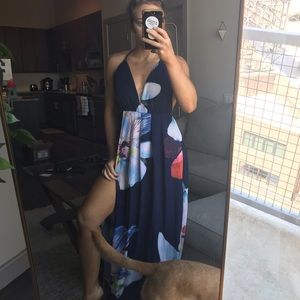 Floral maxi dress